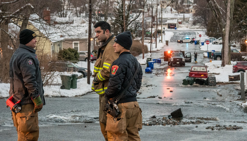 Water main break